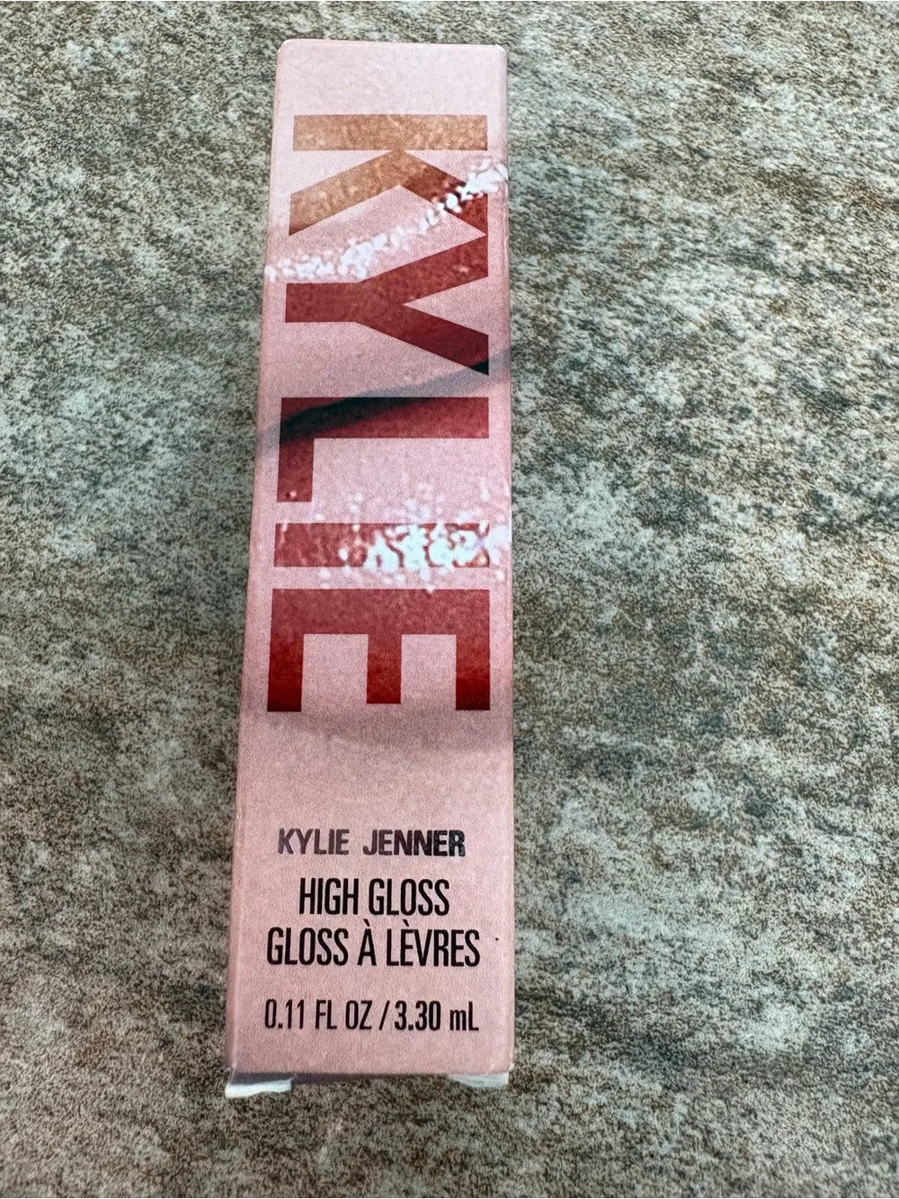 Kylie Lipgloss Bundle with Heart Glitter Stud Earrings - Pink Sparkle